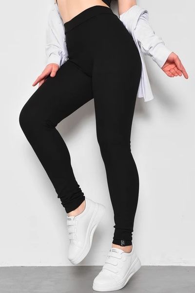 Лосини (легінси) жіночі ТМ "ЛАСТОЧКА" L-4XL (42-48) oversize чорні 2749253844 фото