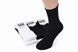 Шкарпетки високі теніски ТМ &ldquo;HARD SOCKS&ldquo;, білі + чорні, 12 пар 25-27 (розмір 40-42р) 2912950589 фото 3