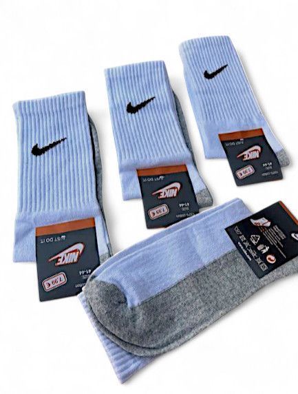 12 пар в упаковці, Шкарпетки NIKE високі білі&nbsp;сіра стопа 36-41 р 2755188958 фото