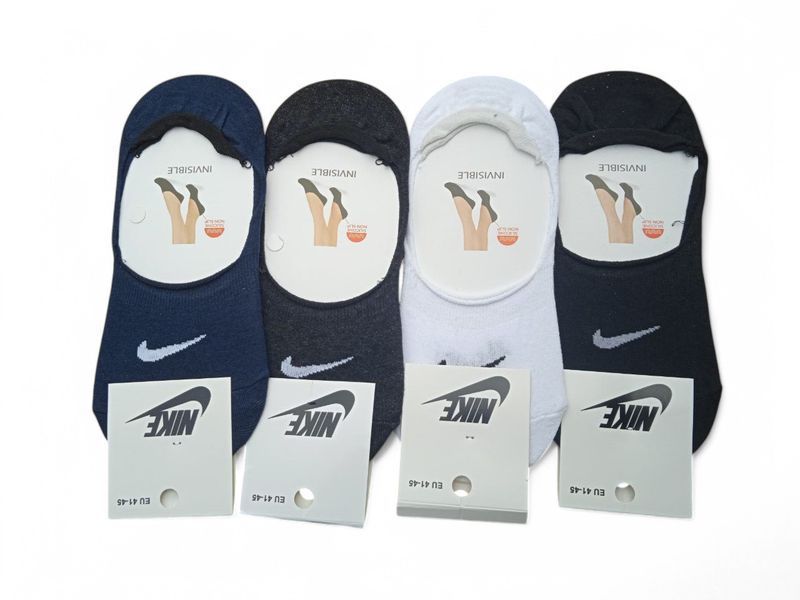 Шкарпетки сліди 12 пар в упаковці NIKE 4 кольори 41-45 розмір 2182283879 фото