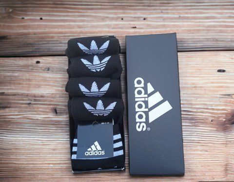 5 пар у коробці, подарунковий набір високих шкарпеток ADIDAS 41-45р. 2205691163 фото
