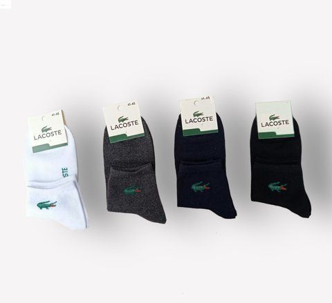 Шкарпетки 12 пар у наборі 4 кольори Lacoste 41-45 розмір 2197280342 фото
