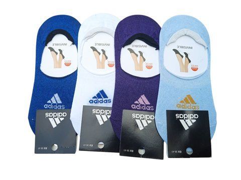 Шкарпетки сліди 12 пар в упаковці ADIDAS 4 кольори 36-41 розмір 2182491761 фото