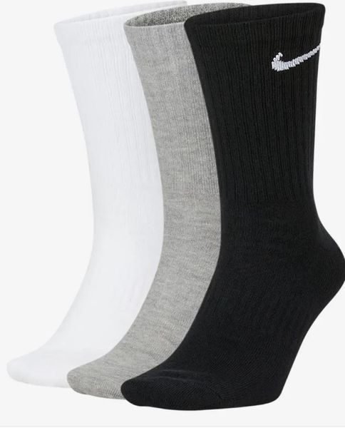 12 пар в упаковці, Шкарпетки NIKE високі 3 кольори. 36-41 2755131698 фото