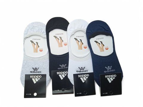 Шкарпетки сліди 12 пар в упаковці ADIDAS 4 кольори 41-45 розмір 2182493749 фото