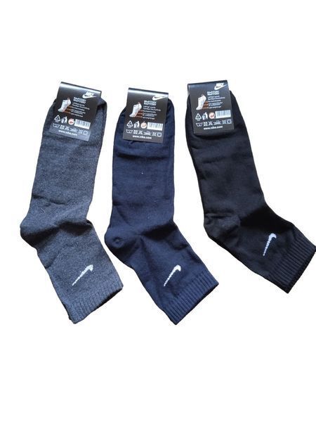12 пар в упаковці, шкарпетки класичні 3 кольори NIKE 41-44р. 1943311956 фото