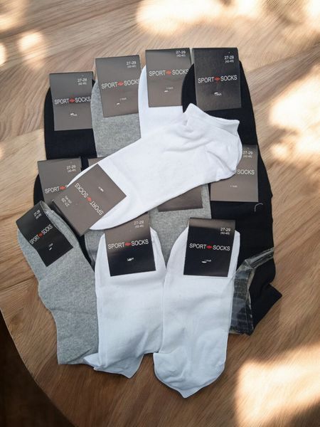 Упаковка коротких шкарпеток 12 пар SPORT SOCKS 3 кольори (36-40)розмір 2567449612 фото
