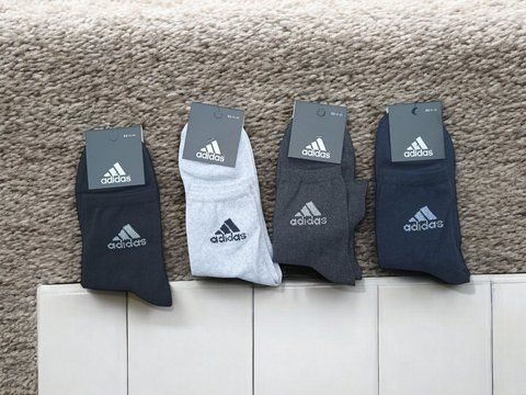 Шкарпетки ADIDAS 4 кольори 12 пар в упаковці 41-45 2486041996 фото