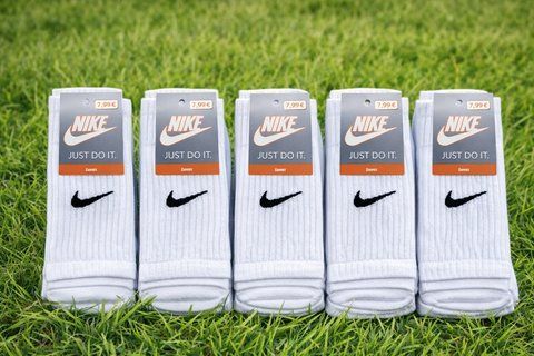 5 пар в упаковці, шкарпетки NIKE білі 41-44 р. 1946835057 фото