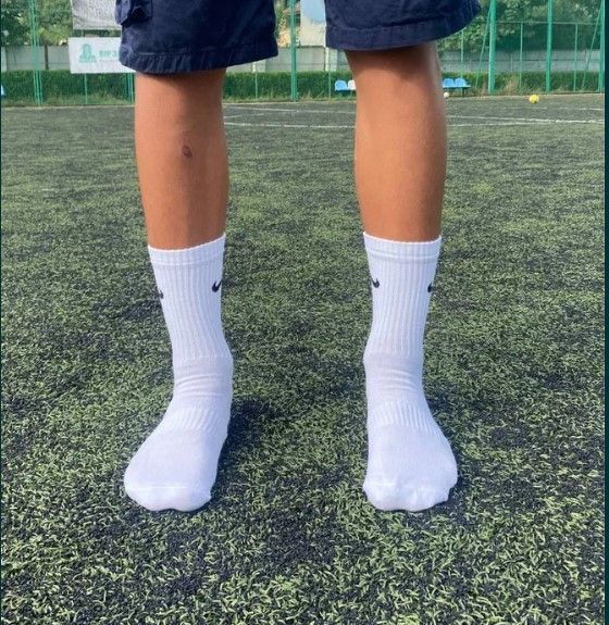 1 пара шкарпеток NIKE високі білі 36-39р. з резинкою на стопі 2049102536 фото