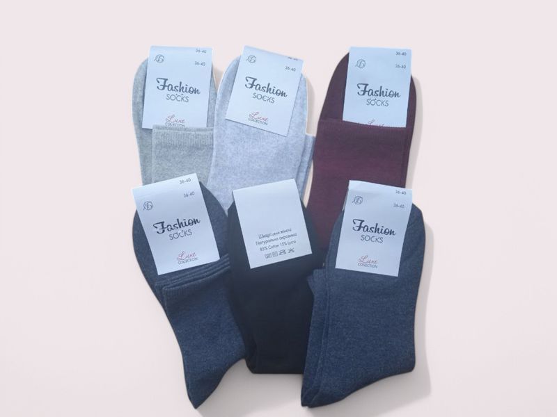Шкарпетки жіночі 12 пар 3 кольори ТМ "FASHION SOCKS" демісезонні 36-40 розмір 2496066068 фото