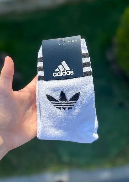 5 пар у коробці, подарунковий набір високих шкарпеток ADIDAS 4 кольори 41-45р. 2174377320 фото