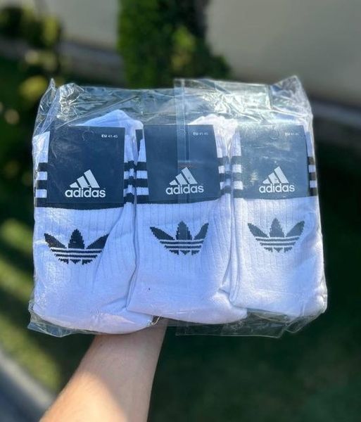 5 пар у коробці, подарунковий набір високих шкарпеток ADIDAS 4 кольори 41-45р. 2174377320 фото