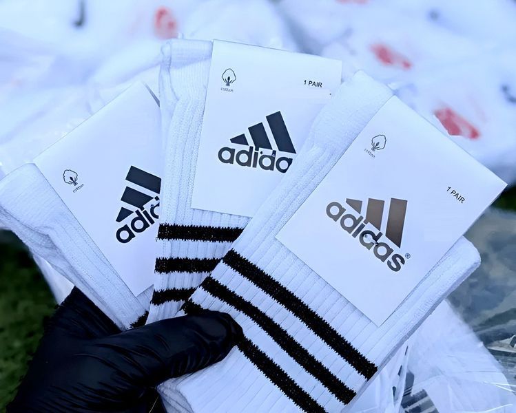 5 пар у коробці, подарунковий набір високих шкарпеток ADIDAS 4 кольори 41-45р. 2174377320 фото