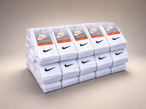 30 пар в упаковці шкарпетки big pack NIKE білі 39-41 3031834240 фото