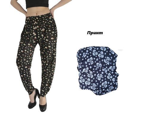 Жіночі штани султанки 3XL-6XL ТМ &ldquo;Ластівка&ldquo;(46-54 ) принт 5 2296754457 фото