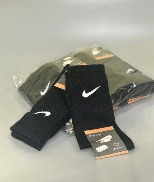 12 пар в упаковке, носки NIKE черные 2018748323 фото