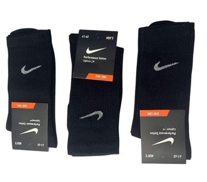 12 пар в упаковке, носки NIKE черные 2018748323 фото