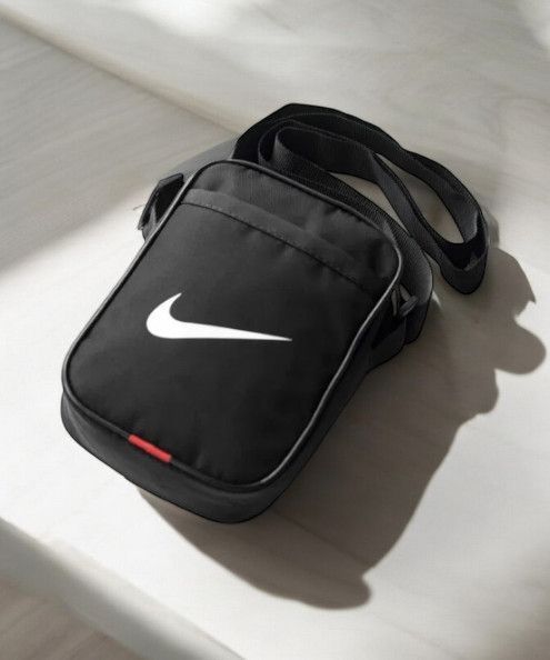 Барсетка маленька Nike чорна чоловіча (сумка через плече) 2474814906 фото