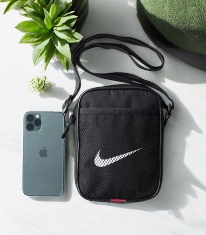 Барсетка маленька Nike чорна чоловіча (сумка через плече) 2482924228 фото