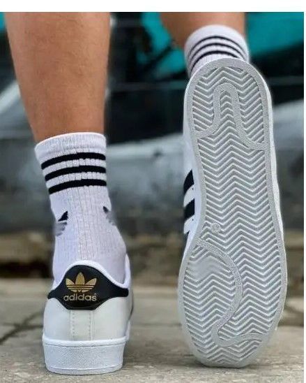 Шкарпетки ADIDAS високі 4 кольори 12 пар в упаковці 36-41 2017884681 фото