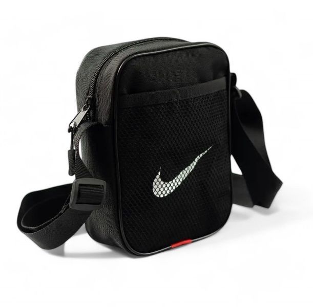 Барсетка маленька Nike чорна чоловіча (сумка через плече) 2482924228 фото