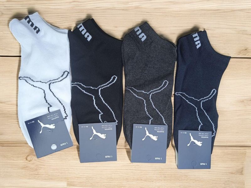 12 пар в упаковці шкарпетки короткі PUMA 4 кольори 41-45 розмір 2197175826 фото