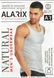 Мужская однотонная хлопковая майка Alarix серая (2XL/50) 2139716830 фото 2
