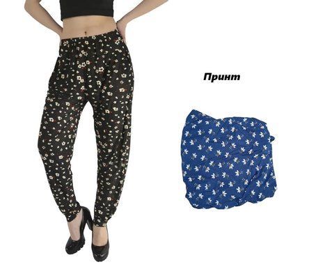 Жіночі штани султанки 3XL-6XL ТМ &ldquo;Ластівка&ldquo;(46-54 ) принт 6 2296758093 фото