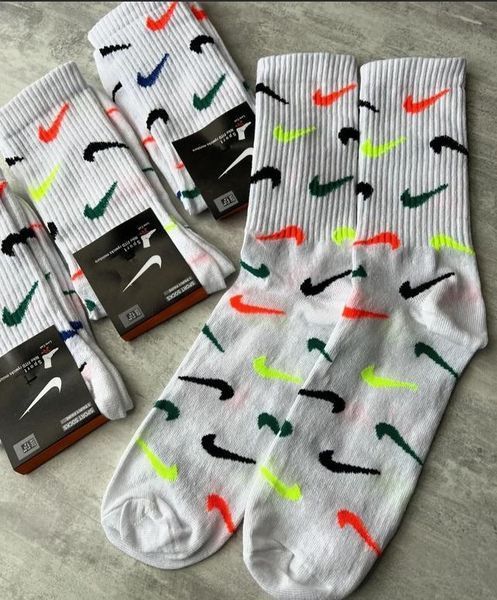 12 пар в упаковці, шкарпетки NIKE високі білі 36-39 р. 2314720931 фото