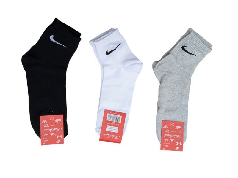 12 пар в упаковці шкарпетки середні 3 кольори NIKE 40-45р. 2185385318 фото