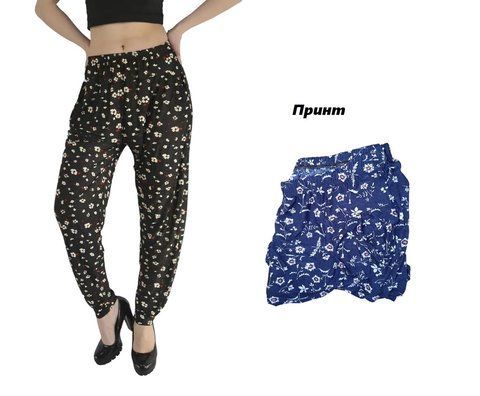 Жіночі штани султанки 3XL-6XL ТМ &ldquo;Ластівка&ldquo;(46-54 ) принт 7 2296758985 фото