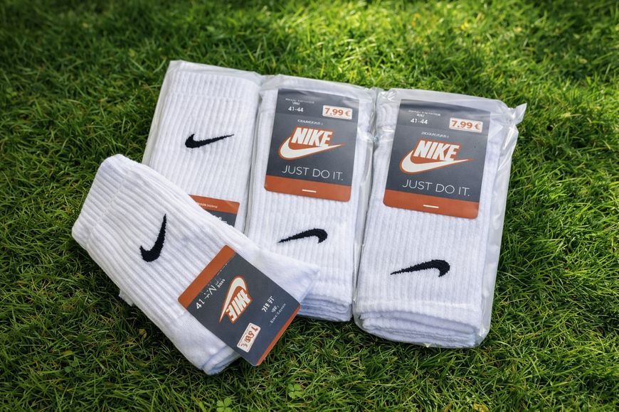 12 пар в упаковці, шкарпетки NIKE високі білі 36-39р. 1897148933 фото