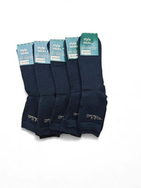 10 пар зимових шкарпеток ТМ "STYLE SOCKS" махра чорні 39-42 2817145305 фото