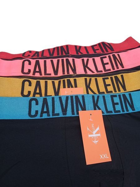 Мужское нижнее белье боксеры Calvin Klein набор 4 шт Розмір М резинка 36 см (48-50) 2049916416 фото
